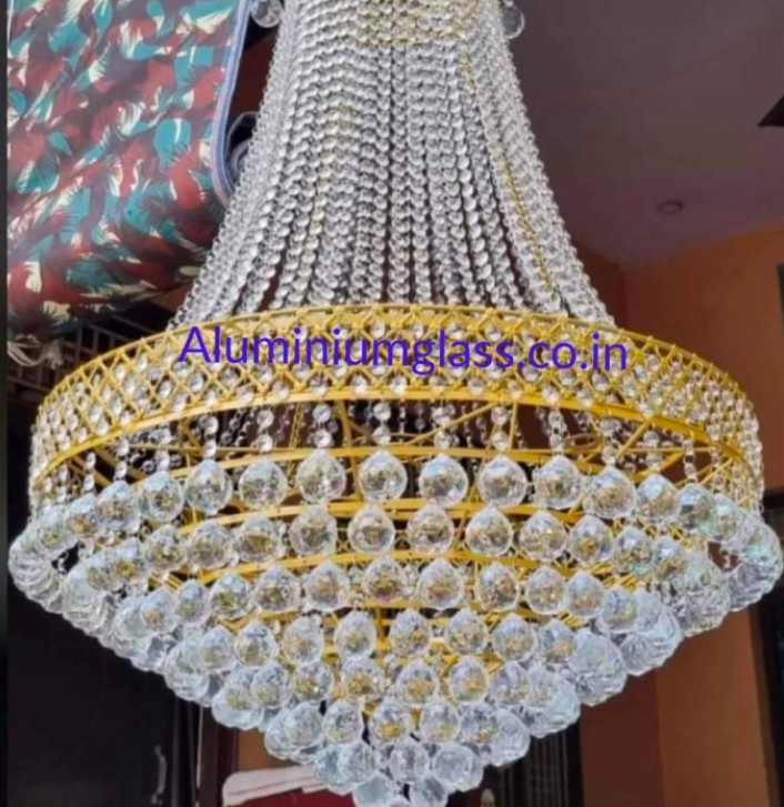 down hanging chandelier